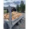 1000L RÅ BJØRKEVED til selvtørk